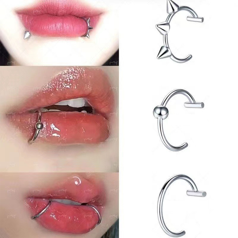 Body Jewelry And Earrings - 1 szt. Stal nierdzewna Sztuczny Pierścień