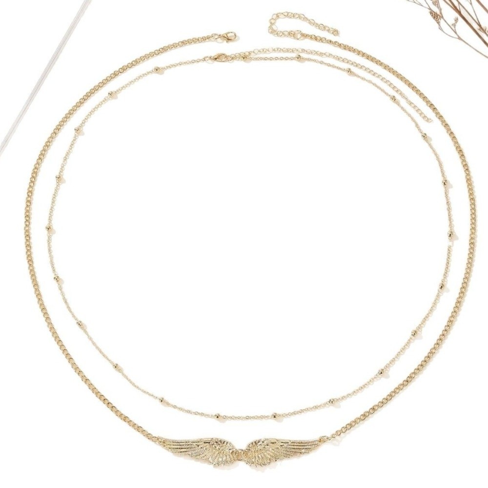 Body Jewelry - Modny Elegancki Podwójny Łańcuszek na Ciało