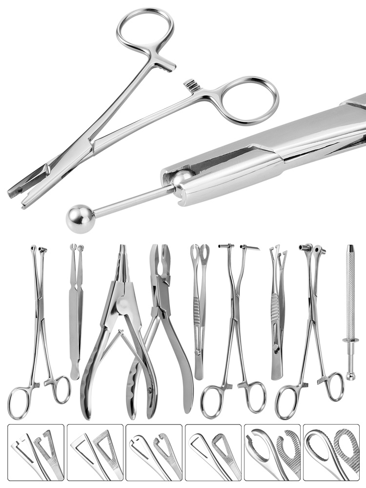 Body Jewelry Ring Opening Pliers - Narzędzie do przekłuwania ciała ze stali