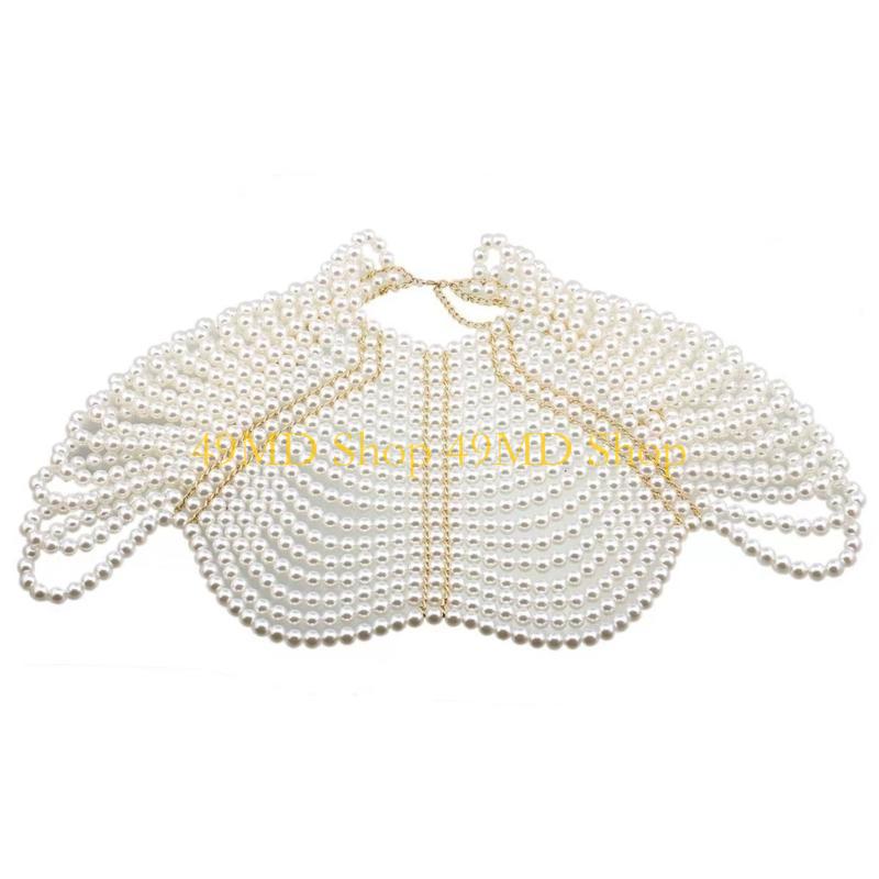49MD Elegancki damski szal Wie – Body Jewelry Necklace recenzja i cena