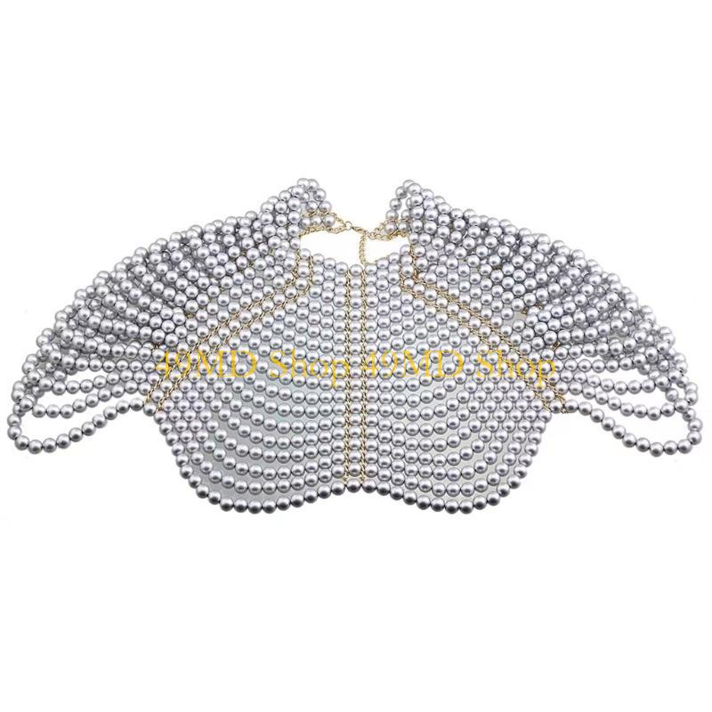49MD Elegancki damski szal Wie – Body Jewelry Necklace recenzja i cena