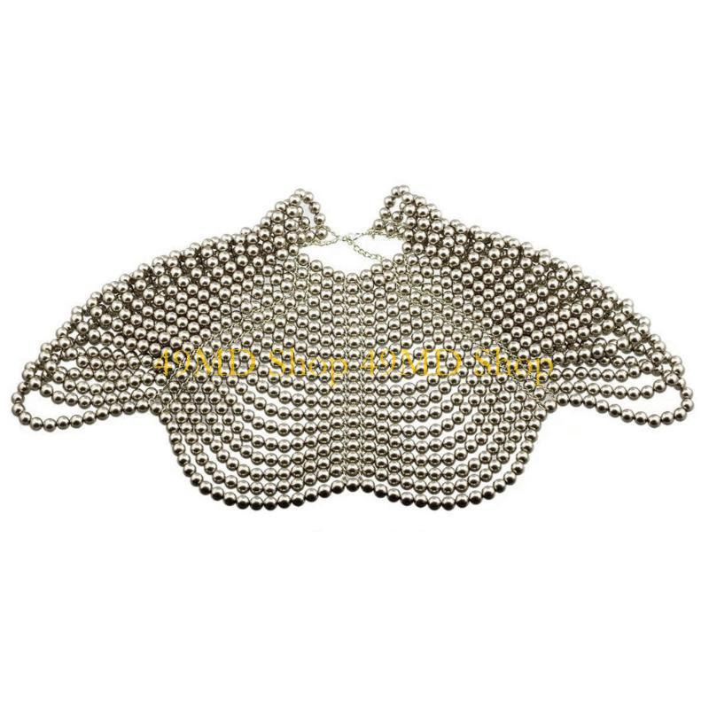 49MD Elegancki damski szal Wie – Body Jewelry Necklace recenzja i cena