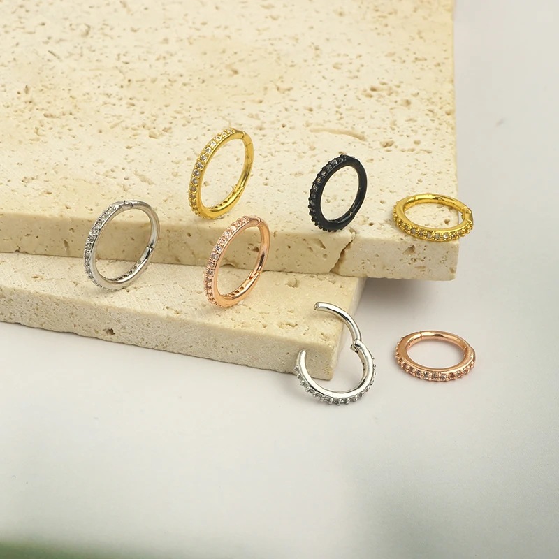 Kolczyk do nosa 16G z przezroc – Body Jewelry And Earrings recenzja i cena