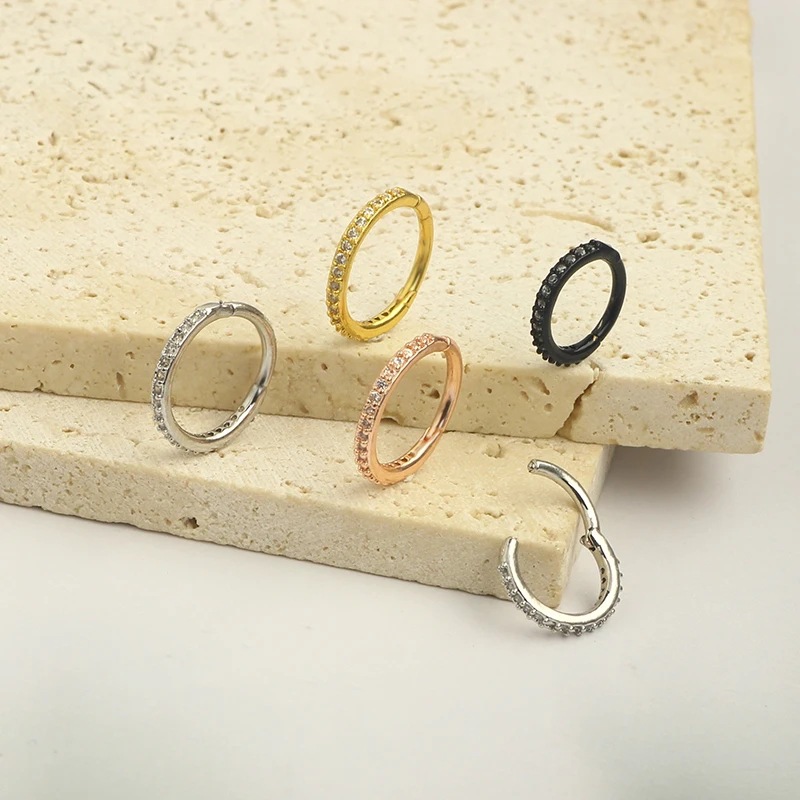 Kolczyk do nosa 16G z przezroc – Body Jewelry And Earrings recenzja i cena