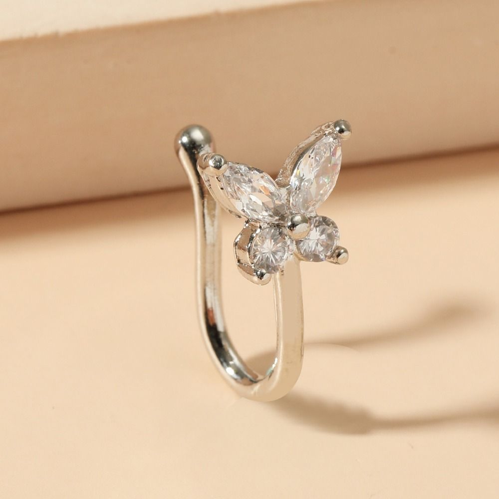 Klips na nos w kształcie motyl – Body Jewelry And Earrings recenzja i cena