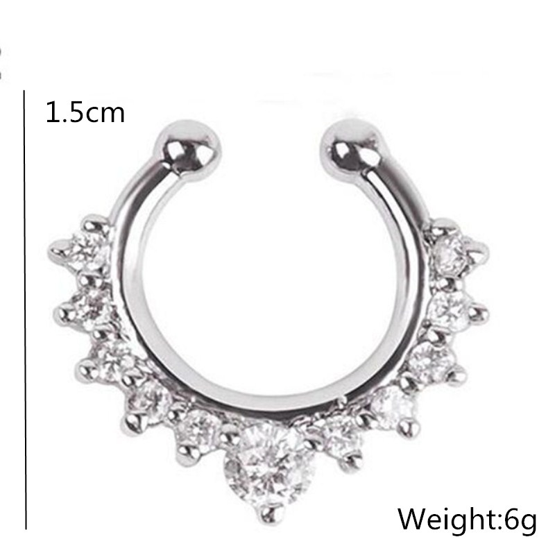 1 szt. Zacisk na nos w kształc – Body Jewelry And Earrings recenzja i cena