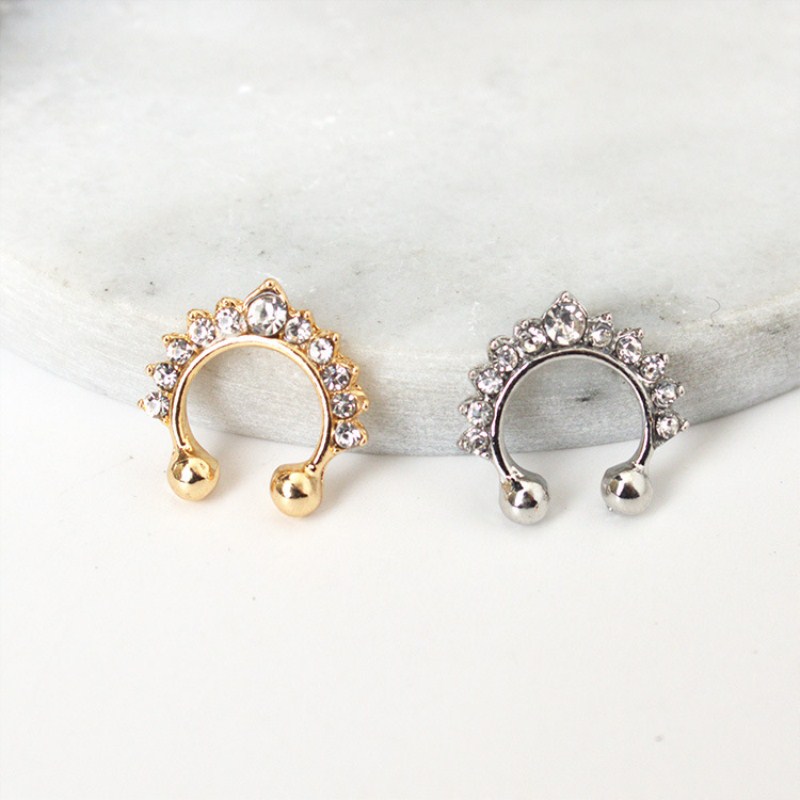 1 szt. Zacisk na nos w kształc – Body Jewelry And Earrings recenzja i cena