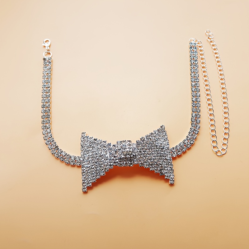 Wykwintna elegancka kokardka z – Body Jewelry Necklace recenzja i cena