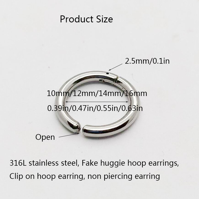 2/6 sztuk fałszywe kolczyki Hu – Body Jewelry And Earrings recenzja i cena