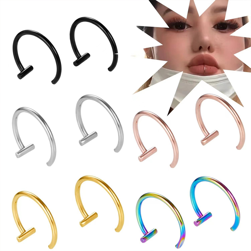 Kolczyk do wargi ze stali chir – Body Jewelry And Earrings recenzja i cena