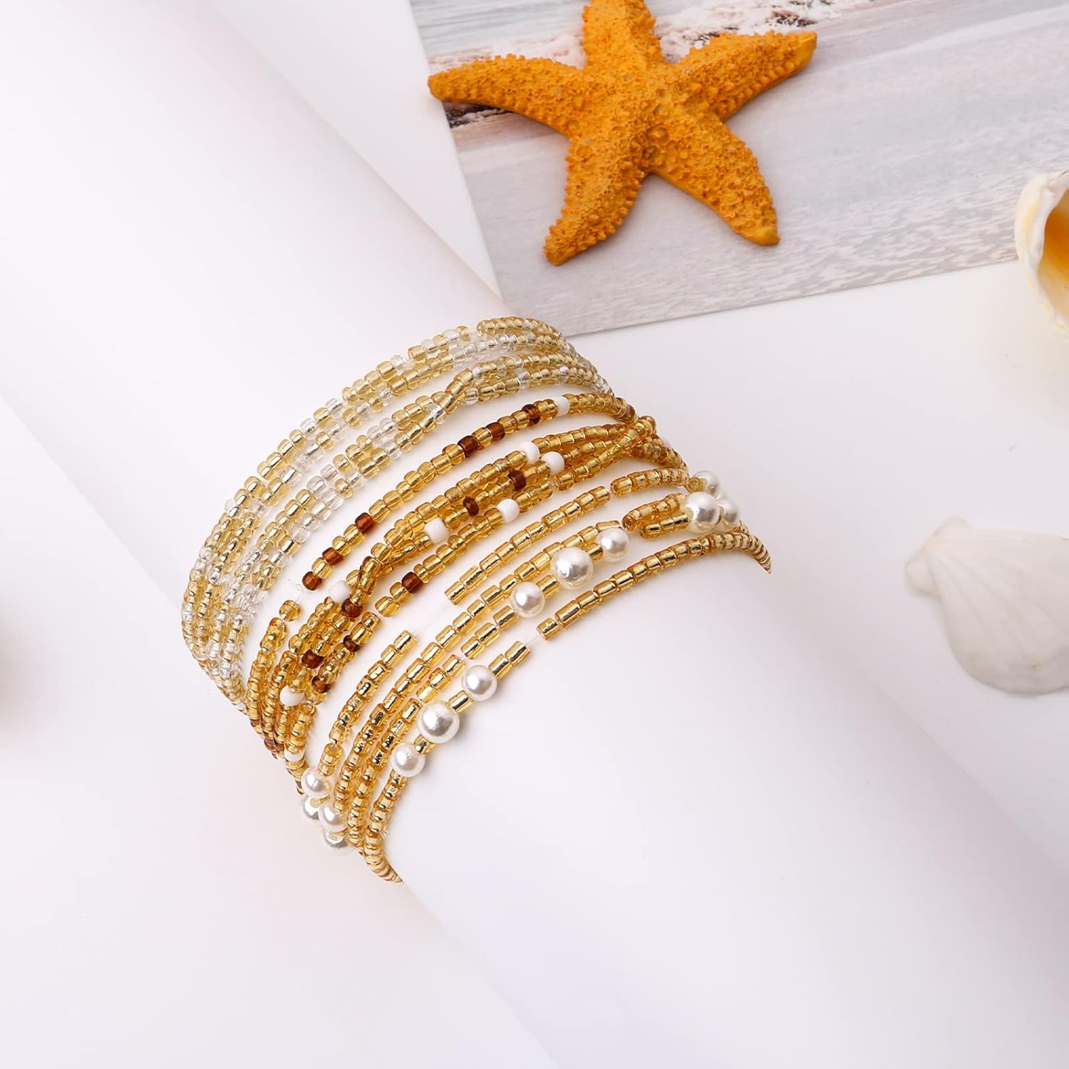 Koraliki na talię dla kobiet,  – Body Jewelry Ends recenzja i cena