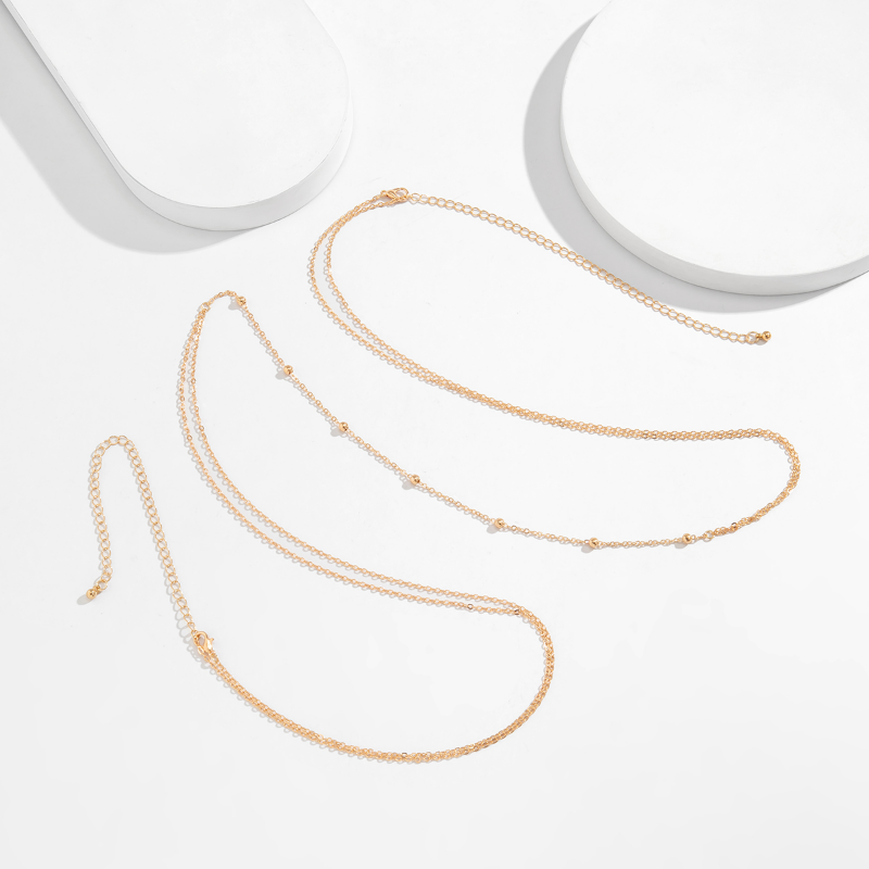 Prosty łańcuszek na ciało z kr – Body Jewelry Ends recenzja i cena
